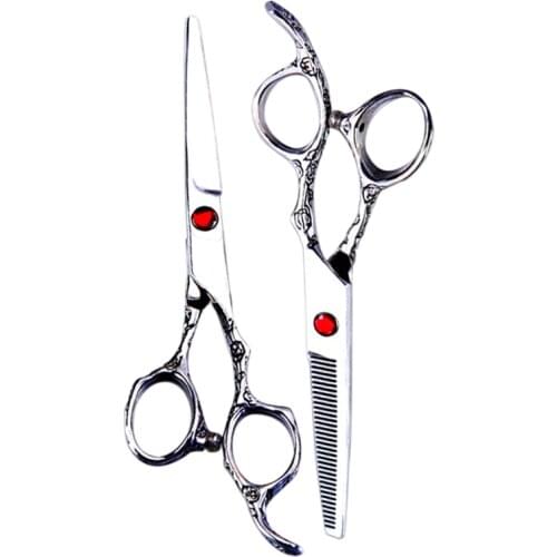 Blunt Cutting Thinning Haircut 6 inch Hair Scissors Professional High Quality Barber Shears Japanese Steel