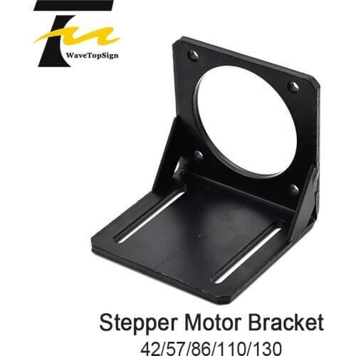 WaveTopSign Motor Base For NEMA17 23 34 42 52 Stepper Motor Aluminum Fixed Seat Fastener Mounting Bracket Support