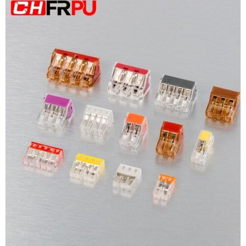 Wire Connectors 102/602/104/604/106etc.Push in cable wiring cable connector wire conductor cable connector 30/50/100pcs