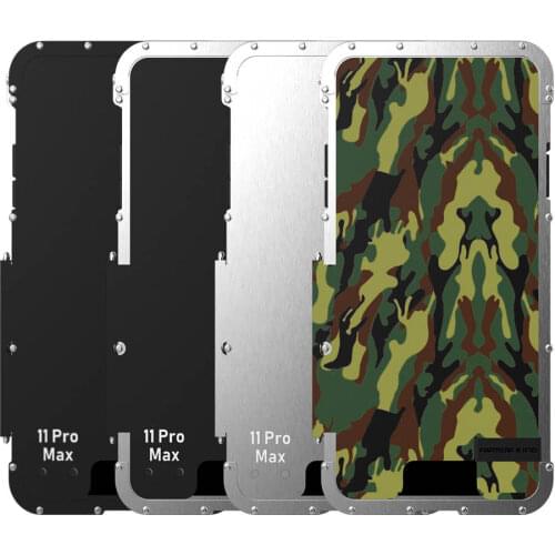 Luxury Anti-knock Phone Case For iPhone 11 Pro Max Shockproof Aluminum Metal Armor Cover For iPhone X XS XR 7 8 Plus XS Max Case