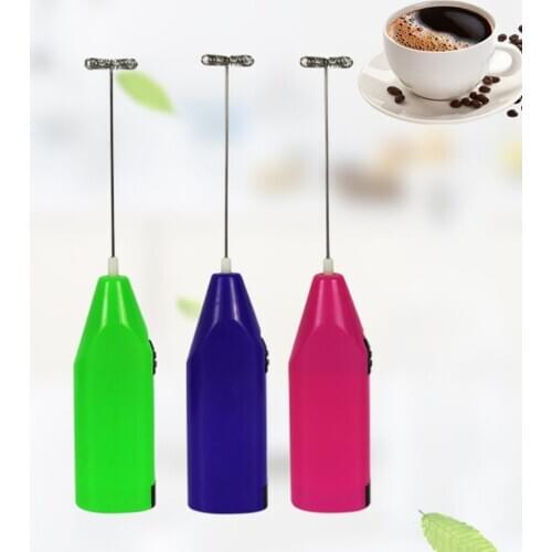 Handheld Battery Powerful Electric Operated Coffee Milk Frother Foamer Whisk Drink Mixer Stirrer Egg Beater for Latte Cappuccino