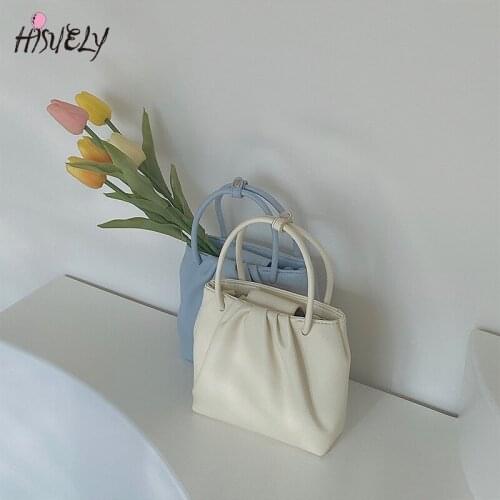 Cloud small bag female spring and summer new fashion portable casual one-shoulder messenger bag tide fold female bag