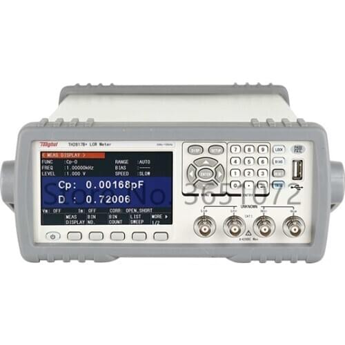 TH2817B+ LCR Meter 50Hz,60Hz,100Hz,120Hz,1kHz,10kHz,20kHz,40kHz, 50kHz,100kHz