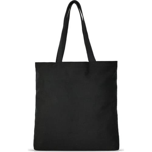 Buttonwood Cloth Bag Black Gabardine Cloth Bag