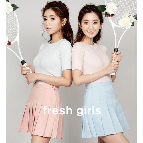 Women waist ball pleated skirts Harajuku Skirts solid a-line sailor skirt kawaii Female Mini Skirts Under it Plus Size Japanese