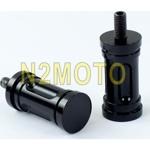 1 Pair Black Motorcycle Shifter Peg Edge Cut Shift Peg for Harley Chopper Cafe Racer