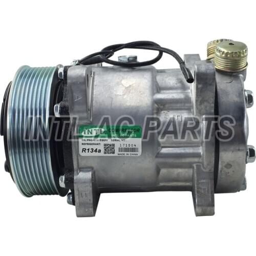 11007314 11007857 11058974 sanden 8053 8069 SD7H15 ac air compressor for DAF/JCB 123/04999/ Volvo trucks FH12/FH16/ Scania 2 3