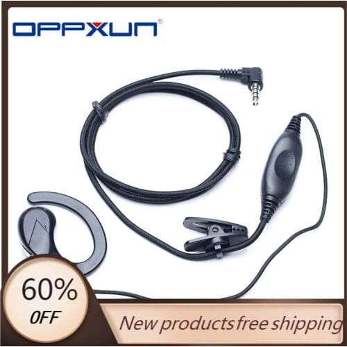 OPPXUN Two Way Radio Accessory Headset For Yaesu Ham Walkie Talkie VX110 VX150 VX160 VX180 VX1R VX2R VX3R VX5R VX300 VX400 VX200