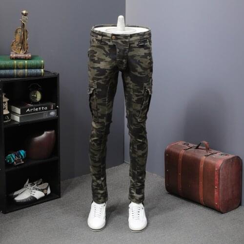 Мужские камуфляжные джинсы Clearluv China At AliExpress