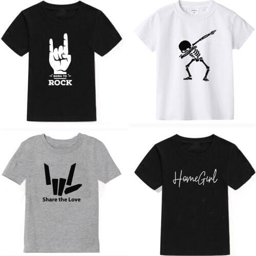 Cotton Boys T Shirt Summer 2019 Printed Short Sleeve O-Neck Fashion Children T-Shirt For Kids Boys Tee Shirt Girls Tops Clothes