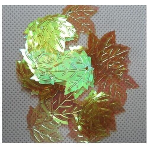 Sewing supplies DIY Material DIY accessories transparent maple leaves, clothing PVC beads, sequins