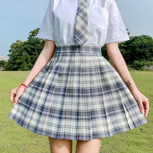 Jupe Femme Woman Mini Skirts Harajuku Korean Style Fashion Cute Kawaii Skirts For Girls High Waist Plaid Pleated Skirt Women Y2k