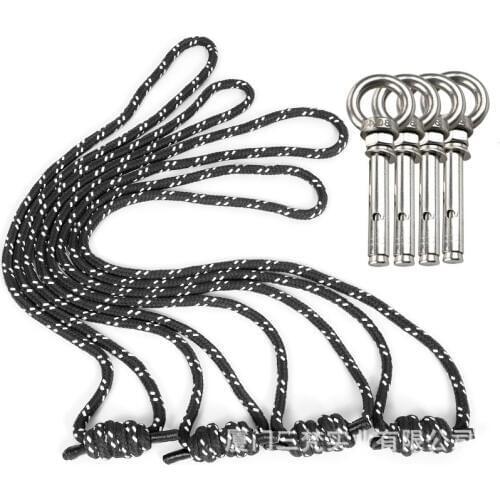 Anti-gravity Yoga Wall Rope With Mount Anchor Aerial Yoga Hammock Yoga Auxiliary Hanging Belts Inversion Yoga Sling HW154