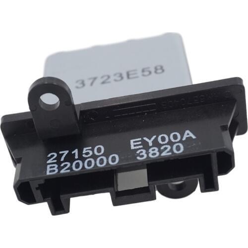 New Blower Fan Motor Heater Resisitor For Nissan Micra K11 92-03 ALMERA TINO N16 27150EY00A 27150-EY00A 2715072B01 27150-72B01