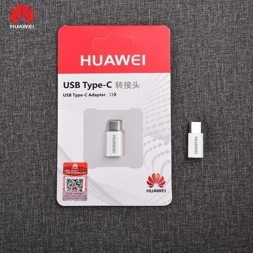 Original Huawei Micro USB To USB C Adapter Microusb Connector Type-c Interface Data Line Charging Converter For P40 P30 P20 Pro