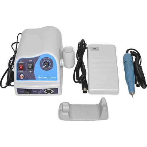 1pc 220V 100W 45000 rpm dental grinding machine electric grinding engraving machine N8 + M45 marathon handle