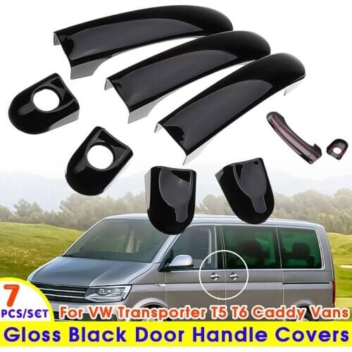 4 Various Style 1 Set Door Handle Covers Trim For VW TRANSPORTER for T5 2003 2004-2015 for T6 2015-up for CADDY VANS 2004-2015