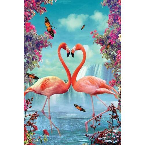 5D DIY Diamond Painting Flamingos Cross stitch Mosaic Bird Diamond Embroidery Animals Picture of Rhinestones Home Decor Gifts