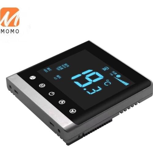 86 central air conditioning LCD panel hotel fan coil thermostat switch mounted
