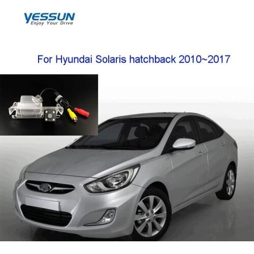 Yessun Car Rear View Camera for Hyundai Solaris hatchback 2010~2017 HD CCD camera /Night Vision camera/ license plate camera