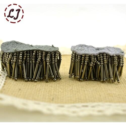 Free shipping new handmade beads 3D patch cloth paste Embroidery sew on for shoes bag garment dress decoration accessories