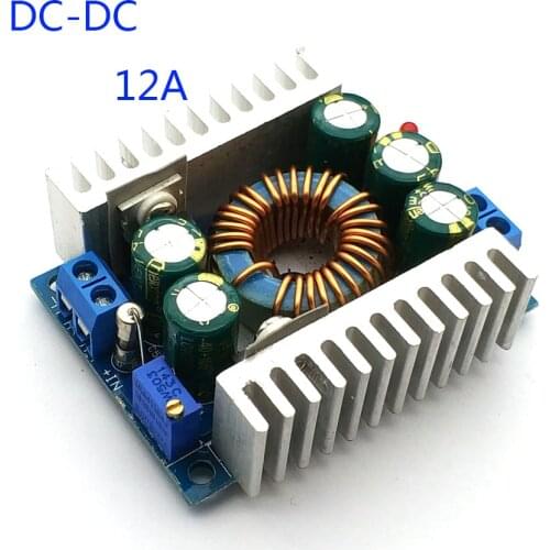 DC-DC High Power Low Ripple 12A Adjustable Step-down Module 95% Efficient Car Power Module
