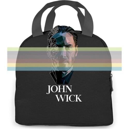 John Wick - The Legendary Assassin for New - Mens women men Portable insulated lunch bag adult