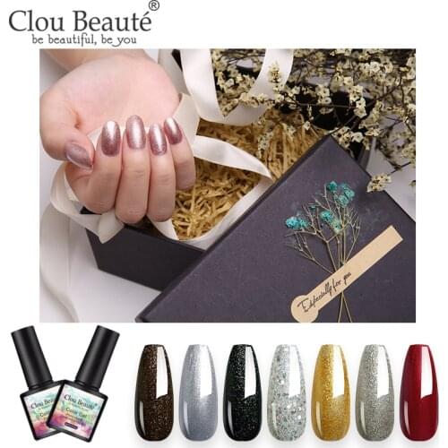 Clou Beaute 8ml 85 Colors Gel Nail Polish Gel Polish DIY Art Lacquer LED Soak Off UV Semi Permanent Varnish Soak Off White