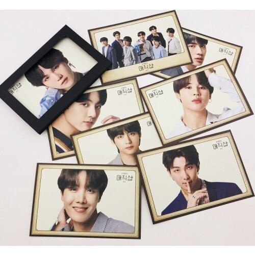 South Korean Groups K-pop Bangtan Boys Poster MAP OF THE SOUL PERSONA BOY WITH LUV poster Wall Stickers Lomo Cards