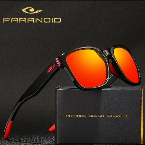 PARANDOID Vintage Sunglasses Polarized Mens Sun Glasses For Men Driving Black Square Oculos Male 8 Colors Model P8011