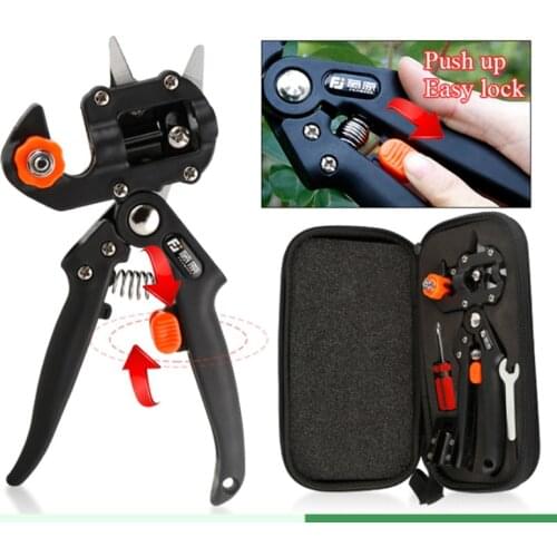 Grafting Pruner Garden Grafting Tool Professional Branch Cutter Secateur Pruning Plant Shears Boxes Fruit Tree Grafting Scissor
