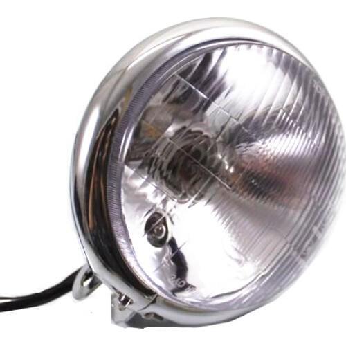 Motorcycle Head Light Headlight Lamp For Harley Bobber Chopper Cruiser Cafe Racer Old School Custom