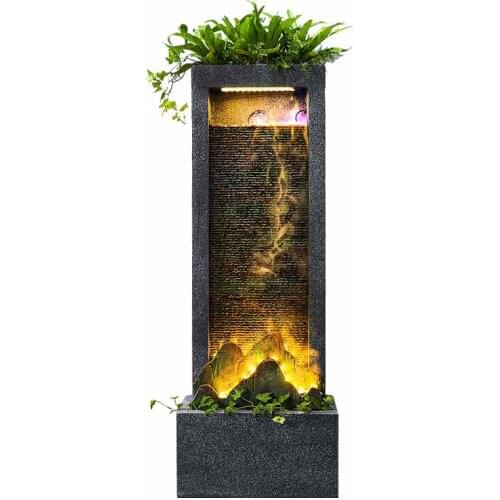 TT Water Fountain Living Room Entrance Humidifier Waterscape Office Landscape Indoor Decoration