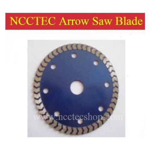 4.5" NCCTEC Diamond arrow circular turbo saw blades NSB045AT | 115mm DRY or WET cutting wheel | FREE shipping
