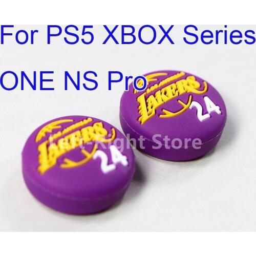 500PCS For PlayStation 5 PS5/PS4 Silicone Thumb Stick Grip Cap Thumbstick Joystick Cover Case For XBOX Series/ONE S X/Switch Pro