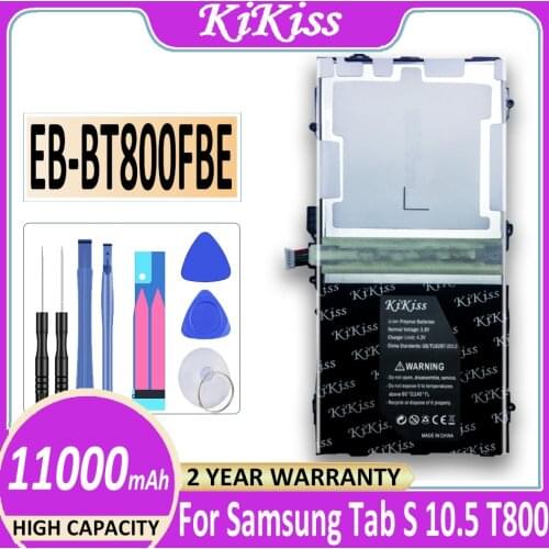 Free tool 11000mAh Battery For Samsung Galaxy Tab S 10.5 SM T800 T801 T805 EB-BT800FBE Tablet Li-ion Polymer Battery +Track NO