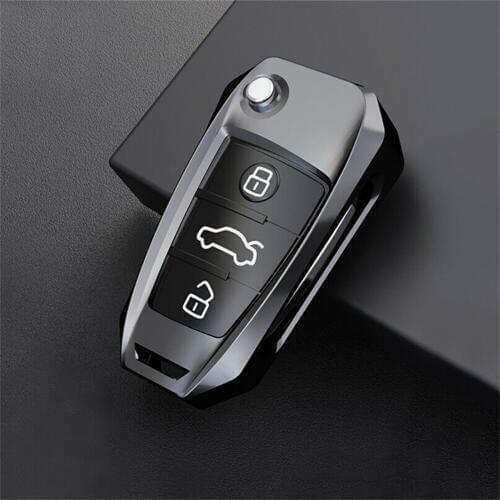 New Fashion Car Key Case For Audi A1 A3 A4 A5 Q7 A6 C5 C6 Car Holder Shell Remote Cover Car-Styling keychain Accessories