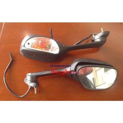 Black Mirrors Smoke Turn Signals 2011 For Suzuki GSXR 600 750 1000 GSXR1000 2009-UP