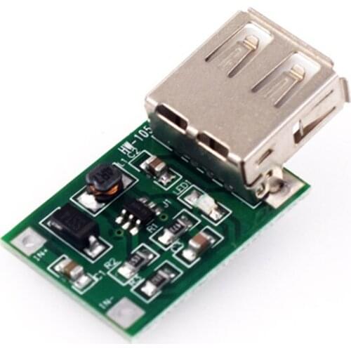 DC-DC Any 0.9V-5V to 5V Max 600MA Step-Up Booster Board USB Mobile Power Supply Module USB Female AA Battery Output 200mA-300mA