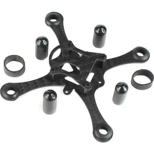 JMT Hollow Cup Rack Brushed Mini Helicopter Frame Kit 100MM Wheelbase Carbon Fiber for Indoor FPV Racer Drone Parts