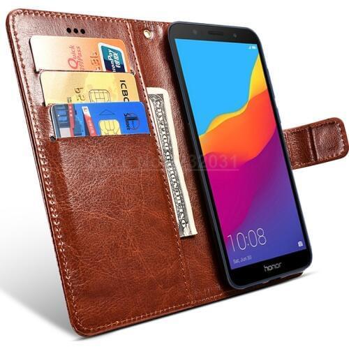 Luxury Leather Case For Huawei Honor 7A DUA-L22 AUM-L29 7C AUM-L41 7c Pro LND-L29 Flip Case for Huawei Y5 Y6 Y7 Prime 2018 Capa