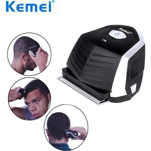 Kemei Hair Clipper 0mm Baldheaded Men DIY Hair Cutter Portable Hair Beard Trimmer Cordless Shortcut Pro Self-Haircut Machine