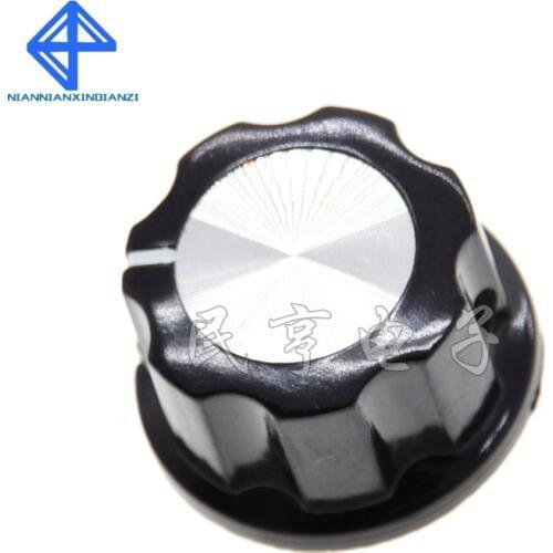 MF-A03 RV24YN20S 3590S Potentiometer Knob Cap Inner 6.4mm Rotary Switch Bakelite Knob WH118 WX050 Potentiometer Switch
