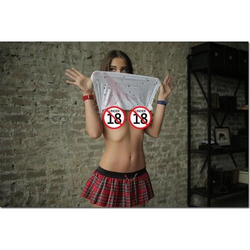 Miniskirt Sexy Girl Photo Nordic Style Wall Pictures Posters and Prints Canvas Art Painting For Living Room Decor
