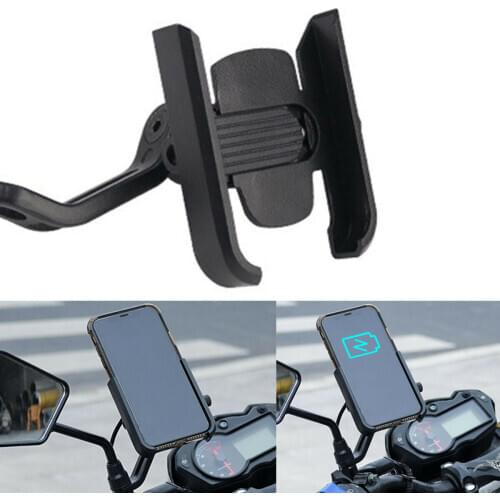 Motorcycle Universal Bicycle Handlebar Mobile Phone GPS Holder Cell Phones Mount Aluminum