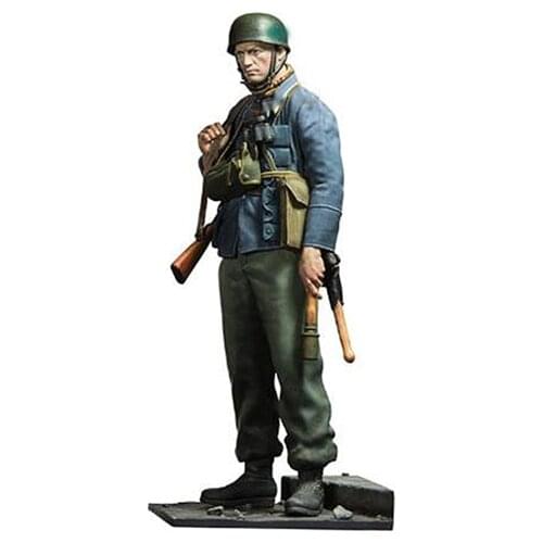 New Unassembled 1/35 gk stand 1945 (WITH BASE ) Resin Kit DIY Toys Unpainted resin model