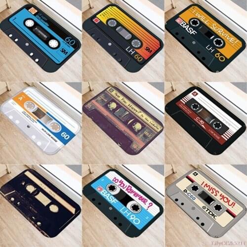 2021 New Music Tape Music Tape Decorative Carpet Anti-slip Doormat Vacuuming Kitchen Bedroon Bath Floor Home Entrance 1 Pieces
