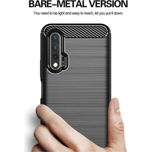New Carbon Fiber Case for Huawei Nova 6 SE 5 5i Pro 5T 4 4E 3 3E 3i 2i 2 2S Case P10 P20 P30 Lite Pro Cover Soft Silicone Cases