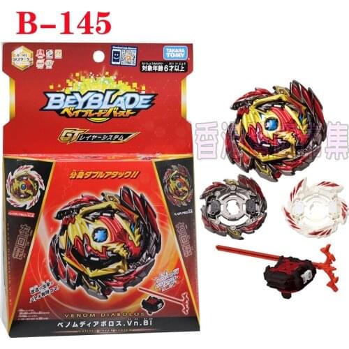 Original Takara Tomy Beyblade Burst GT B-145 DX Starter Venom Diaboros.Vn.Bl Metal Fusion Burst battle gyro toy