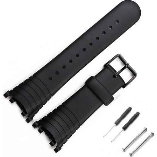 Rubber strap mens watch accessories outdoor sports waterproof strap for SUUNTO vector VECTOR watch belt men watch band